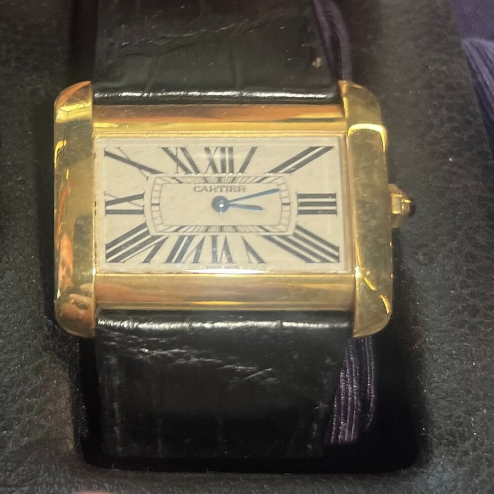 Cartier Vintage Gold Watch